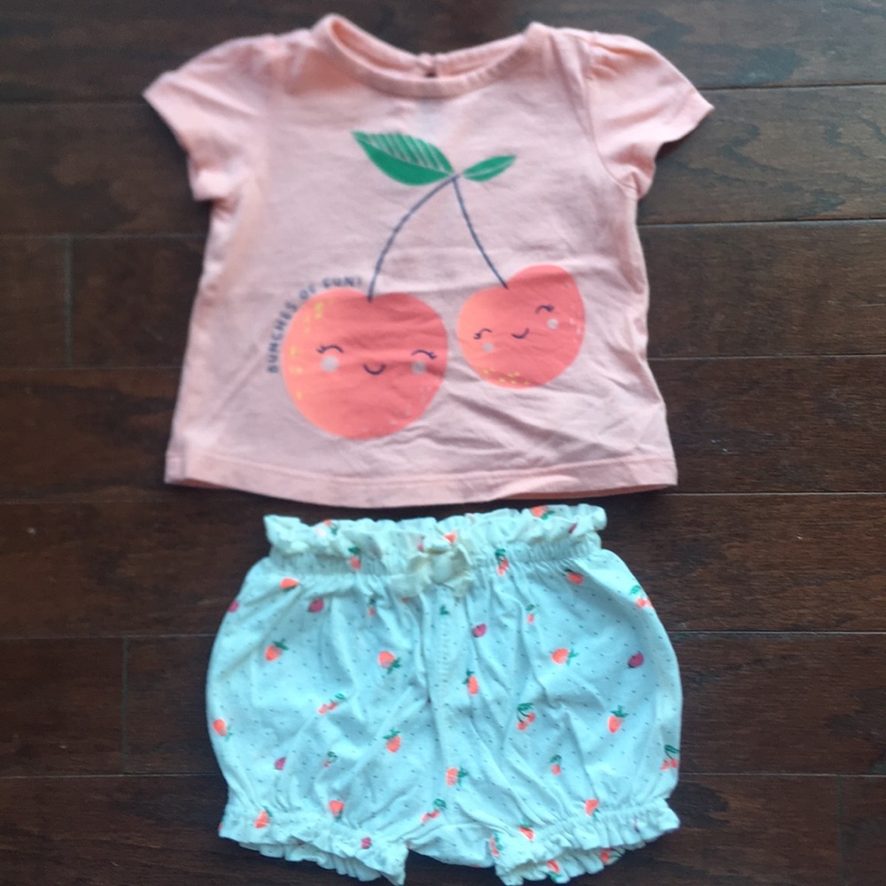 Baby girl Gap short and shirt set